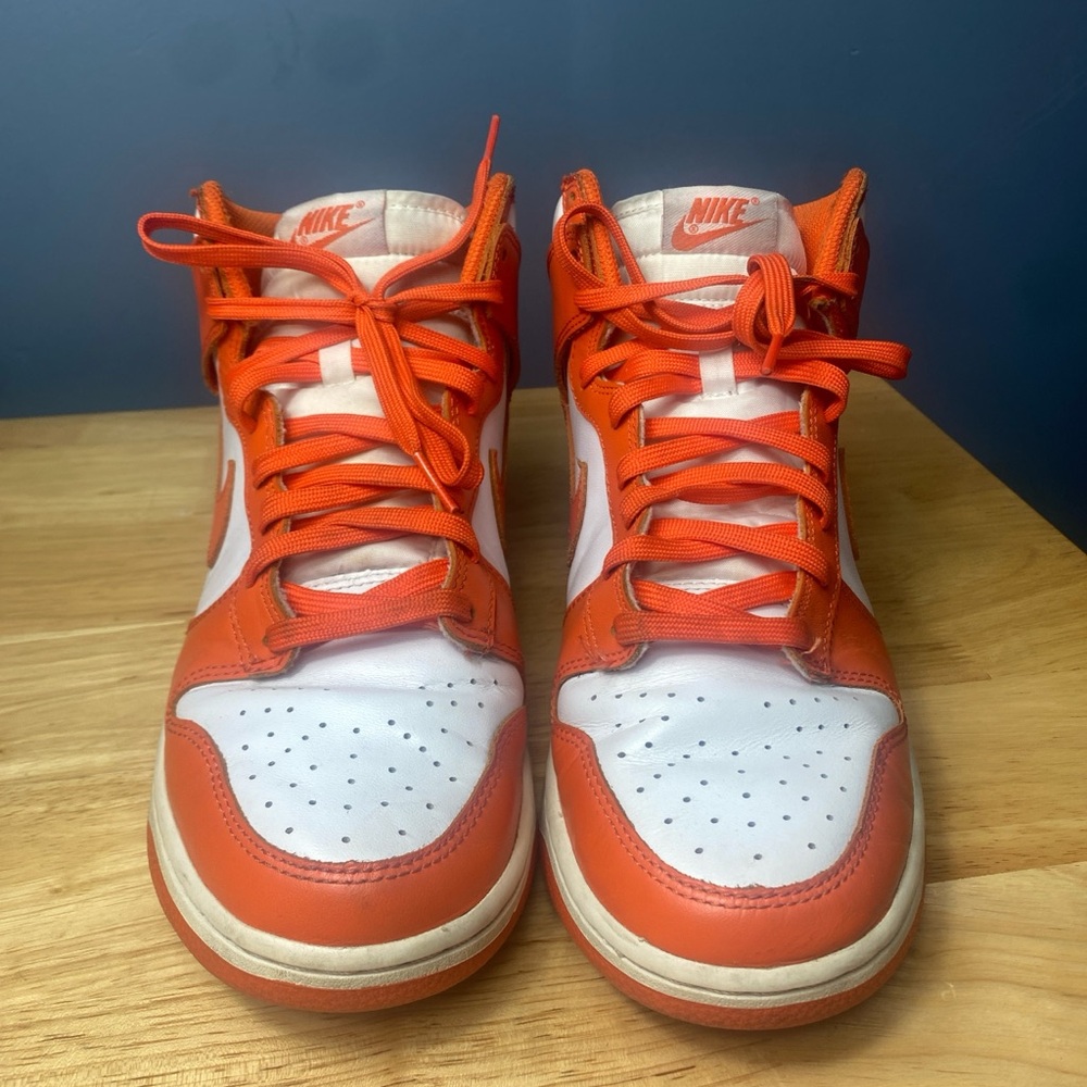 Size 9.5 - Nike Dunk SP 2021 High Syracuse (No Box)